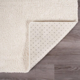 OHS Fluffy Teddy Rug Soft Rugs Bedroom Carpet Area Mat, Cream - 120 X 170Cm - thumbnail 4