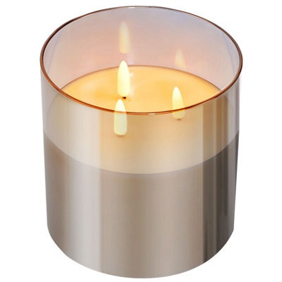 Led Candle Tutumi 302115 Grey 15Cm - image 1