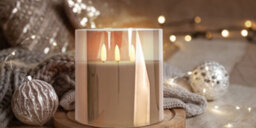 Led Candle Tutumi 302115 Grey 15Cm - thumbnail 8