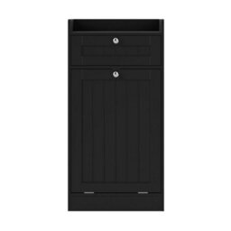 Tilt Out Laundry Cabinet Bathroom Storage Cabinet With Drawer - thumbnail 1