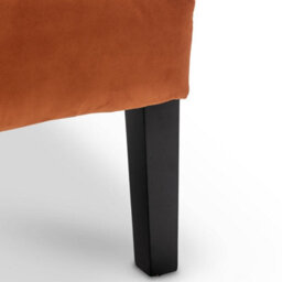 Velvet Orange Gabriella Accent Chair - thumbnail 7