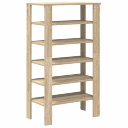 Berkfield Shoe Rack Sonoma Oak 61X32X105 Cm Engineered Wood - thumbnail 2