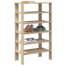 Berkfield Shoe Rack Sonoma Oak 61X32X105 Cm Engineered Wood - thumbnail 1