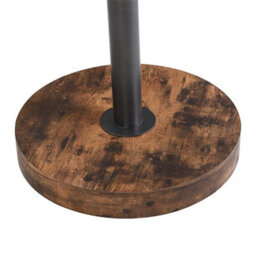 Furniture in Fashion Havana Wooden Bar Table Round In Rustic Oak - thumbnail 7