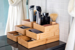 Copco Set Of 3 Bamboo Drawer And Desk Organisers - thumbnail 7