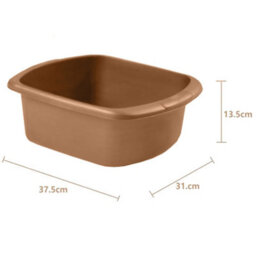KetoPlastics Rose Gold 2 Piece Kitchen Set - Large Dish Drainer And Rectangle Washing Up Bowl - thumbnail 6
