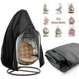 Waterproof Cover For Hanging Chairs, Swings And Garden Furniture, Black, 190 X 115 Cm - thumbnail 5