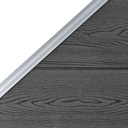 Berkfield Fence Panel Wpc 95X(105-180) Cm Black - thumbnail 4