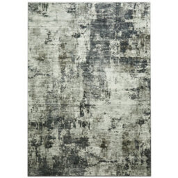 Bedlooms Frost Cashmere Rug 120X170Cm, Modern Abstract Rug, Anti Slip, Stain Resistant, Bed & Dining Room Rug - thumbnail 1
