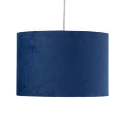 First Choice Lighting Parrot Velvet Blue Parrot Design 30Cm Pendant Or Table Lamp Shade - thumbnail 2