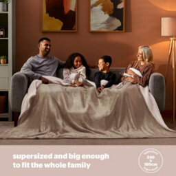 Silentnight Snugsie Giant Blanket - Natural - thumbnail 3