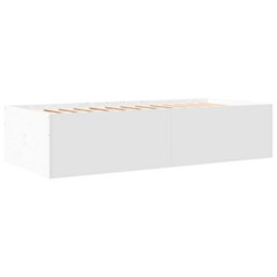 Berkfield Daybed With Drawers Without Mattress White 90X190 Cm Single - thumbnail 6