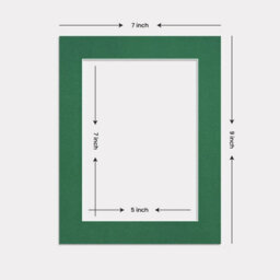 Ak Frames 9X7 Emerald Picture Mounts To Fit 7X5 Aperture Size - Mount Board Only (No Frame Included) - thumbnail 3