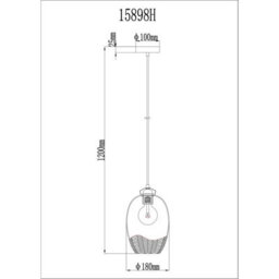 Luminosa Lighting Luminosa Jessica Dome Pendant Ceiling Light Gold Colours Matt Amber Glass Shade 1X E27 - thumbnail 7