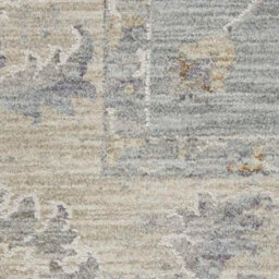 Blue Traditional Persian Bordered Floral Rug Easy To Clean For Living Room And Bedroom Dining Room-282Cm X 384Cm - thumbnail 3