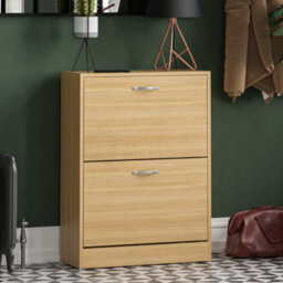Lassic Vida Designs 2 Drawer Shoe Storage Cabinet Pine