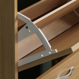 Lassic Vida Designs 2 Drawer Shoe Storage Cabinet Pine - thumbnail 6