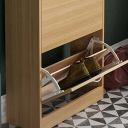 Lassic Vida Designs 2 Drawer Shoe Storage Cabinet Pine - thumbnail 5