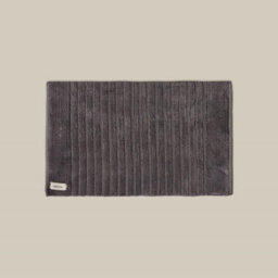 Misona Organic Cotton Bath Mat - Dark Grey