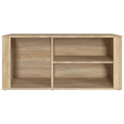 Berkfield Shoe Cabinet Sonoma Oak 100X35X45 Cm Engineered Wood - thumbnail 5
