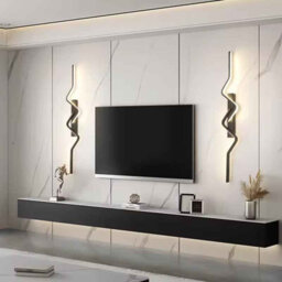 100Cm Warm White Modern Wall Light For Living Room Corridor Ceiling Decor - thumbnail 2