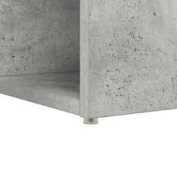 Berkfield Modern Writing Desk Concrete Grey Engineered Wood With A Concrete Finish - thumbnail 9