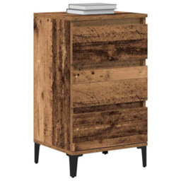 Berkfield Bedside Cabinet Old Wood 40X35X70 Cm Engineered Wood - thumbnail 3