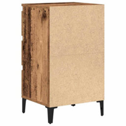 Berkfield Bedside Cabinet Old Wood 40X35X70 Cm Engineered Wood - thumbnail 8