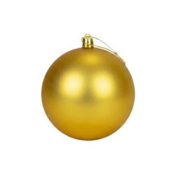 Shatchi 25Cm Dark Gold Mat Christmas Bauble - Premium Bauble & Home Décor Ornament - thumbnail 3