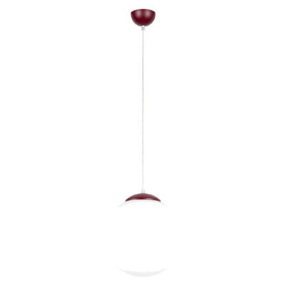 Sollux Lighting Ugo Steel/glass Burgundy 1 Lights Minimalist Pendant Lamps - image 1