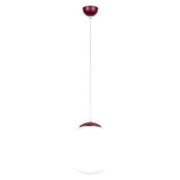Sollux Lighting Ugo Steel/glass Burgundy 1 Lights Minimalist Pendant Lamps - thumbnail 1