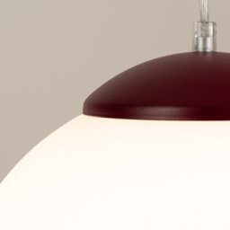 Sollux Lighting Ugo Steel/glass Burgundy 1 Lights Minimalist Pendant Lamps - thumbnail 6