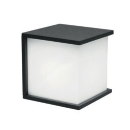 Stylish Outdoor Graphite Wall Light With Led E27 Bulb - thumbnail 1