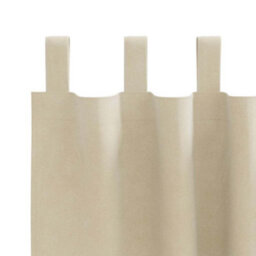 Berkfield Modern Blackout Curtains With Hanging Loops 2 Pcs Cream Velvet - thumbnail 5