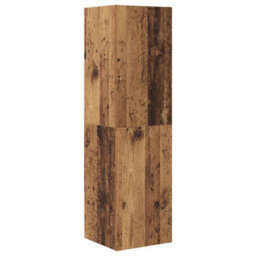 Berkfield With Drawer 4 Pcs Old Wood 30.5 X 30 X 110 Cm Engineered Wood - thumbnail 6