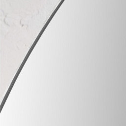 Pacific Lifestyle Arch Wall Mirror Silver Metal Slim Frame 120X90Cm Industrial Minimalist - thumbnail 4