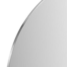 Pacific Lifestyle Arch Wall Mirror Silver Metal Slim Frame 120X90Cm Industrial Minimalist - thumbnail 7