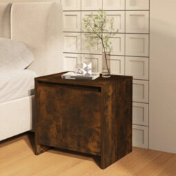 Vidaxl Bedside Cabinets 2 Pcs Smoked Oak 45X34X44.5 Cm Engineered Wood - thumbnail 3