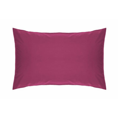 Belledorm Easycare Percale Housewife Pillowcase Fuchsia (One Size)
