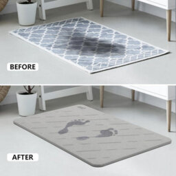Taylor & Brown Diatomaceous Earth Stone Bath Mat, Nonslip, Super Absorbent, Quick Dry, Antimould, 60X39Cm, Light Grey - thumbnail 5