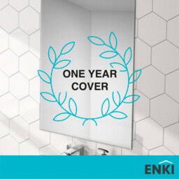 Enki, Horizon, Bm030, 400 X 600mm Rectangular Bevelled Edge Frameless Glass Wall Mirror, Portrait Or Landscape, For Bedroom, Bathr - thumbnail 5