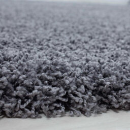 Uetian Grey Shaggy Rug Luxury Soft Fluffy Area Carpet For Bedroom & Lounge (120X170 Cm) - thumbnail 5