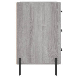 Berkfield Bedside Cabinet Grey Sonoma 40X40X66 Cm Engineered Wood - thumbnail 6