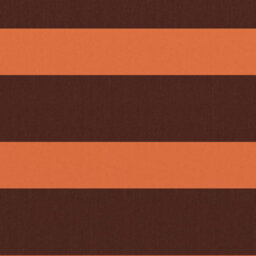 Berkfield Balcony Screen Orange And Brown 75X500 Cm Oxford Fabric - thumbnail 2