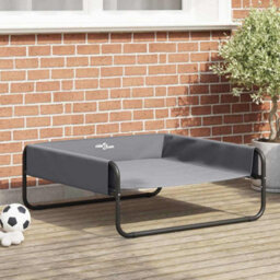 Walplus Light Grey Dog Bed L Oxford Fabric & Steel - Includes 1 X Dog Bed