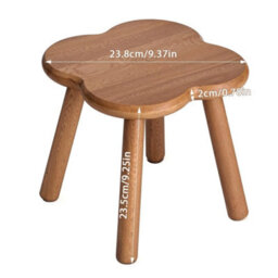24Cm Solid Wood Square Stool Step Stool - thumbnail 2