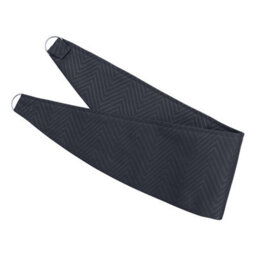 Homescapes Dark Grey Herringbone Chevron Curtains Tie Backs Pair - thumbnail 2