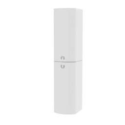 Nes Home Dene 1400 mm Bathroom Wall Hung Cabinet Storage Tall Shelf Furniture White - thumbnail 5