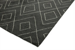 Asiatic Nomad Nm01 Dark Grey Wool Rug-120Cm X 170Cm - thumbnail 2