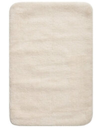 Beliani Off-White Microfibre Bath Mat 60 X 90 Cm Non-Slip - thumbnail 2